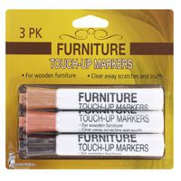 Good Old Values Furniture Light/Medium/Dark Touch-Up Wood Markers, Pack of 3