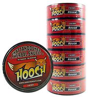 (6)Six Chattahoochee Hooch Herbal Snuff Cans 1.2oz/34g - CHERRY - ROUGH - No Tobacco, No Nicotine