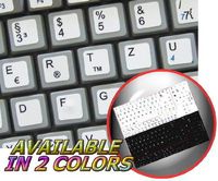 NETBOOK GERMAN KEYBOARD STICKERS WHITE BACKGROUND