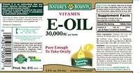 Nature's Bounty E Oil 30,000IU, 2.5 Ounce (4)