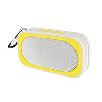 Proxelle Mini Wireless Bluetooth Waterproof Speakers IP67, Clip Loud Speaker Floats on Water, Pocket Size Hands-Free Talk for Outdoors, Indoors, Beach, Rugged, Ultra-Portable [Yellow]