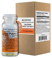 Valerian extract (50 tablets x 20mg) in Glass Vial