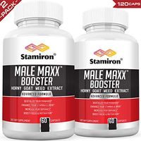 (2-Pack) Horny Goat Weed Enhancing Complex Extract for Male and Female with Ginseng Maca Root Tongkat Ali Powder Powerful 1000mg Optimum Dosage for Energy Stamina Performance