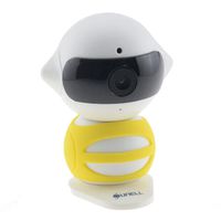 SUNELL 960P HD Wireless Mini Smart Home Monitoring Camera with Plug/Play Motion Dectector Remote Viewing Two-way Audio Night Vision for IOS Android