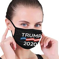 Mask Vote-2020-trump-print-raiden Fashion Black Edge Mask