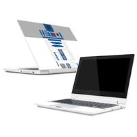 Mightyskins Skin Compatible with Lenovo Chromebook C330 (2018) - Cyber Bot | Protective, Durable, and Unique Vinyl Decal Wrap Cover | Easy to Apply, Remove, and Change Styles | Made in The USA