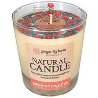 Ginger Lily Farms Botanicals Natural Candle Grapefruit Juicy Fruit 6.3 Ounces