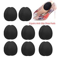 8 Pairs Anti Slip Shoes Pads,Self Adhesive Non-Skid High Heel Shoe Sole Protector,Anti-Shedding Skid Proof Rubber Sole Grips Stick Protectors