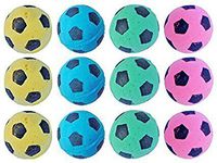 SHUYUE Foam Soccer Balls Cat Toys (12pcs)