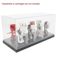 Universal Headshell Cartridge Keeper Phono Acrylic Shell Case Box Stylus Holder, Phonograph/Turntable Cartridge Storage Case Keeper, Headshell Cartridge Keeper Phono Shell Case