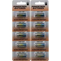 Powertron 23A 12V Alkaline Battery (10 Pack)