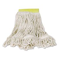 Rubbermaid D251WHI Super Stitch Blend Mop, Cotton/synthetic, Small, White, 6/carton