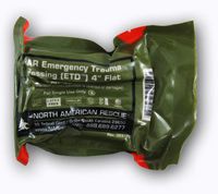 FLAT FOLD Emergency Trauma Dressing 4" by North American Rescue