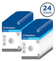 Westinghouse CR2016 Lithium Button Cell, Button Batteries, Coin Cells, Remote Battery, Remote Battery Cells (24 Counts)
