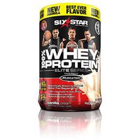 Six Star Pro Nutrition 100% Whey Protein Plus, 32g Ultra-Pure Whey Protein Powder, Vanilla, 2 Pound (Packaging may vary)