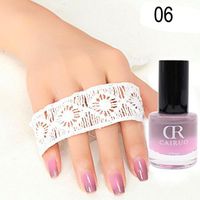 Nail Art Polish,Putars Sexy 26 Colors Temperature Change Nail Polish Color Temperature Control Nail Oil 12ml (F)