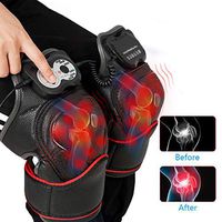 Heated Knee Massger for Joint Pain Relief Great for Recovery of Knee Injury Cramps Arthritis Muscles Pain (1 Pair)