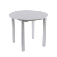 Max & Lily Natural Wood Kid and Toddler Round Table, Grey