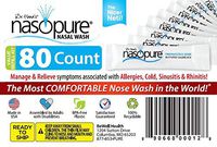 Dr. Hana's Nasopure The"Nicer Neti Pot" | Value Refill Kit | 80 Buffered Salt Packets | Allergy and Congestion Relief Nasal Wash (Bottle not Included)