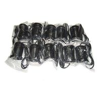 Saweyona 10pcs/lot D03 Black Detox Foot Bath Arrays Round Stainless Steel Detox Array Ion Head New for Detox Machine Detox Foot Spa Ion Cleanse Health Care 40-60 Times