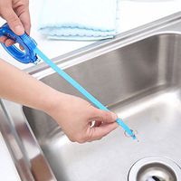 OKOKMALL US--Retractable Drain Sink Snake Cleaner Bathroom Kitchen Clog Hair Remover Tool