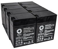 SPS Brand 6V 14 Ah Terminal T1T2 Replacement Battery for Lithonia ELR-4 (8 Pack)