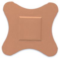 Dynarex Adhesive Fabric Bandage, 3 Inches X 3 Inches Sterile, 4 Wing, 50 Count