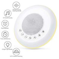 White Noise Machine for Sleeping - Vansmago Portable Sleep Sound Machine & Night Light for Baby Kid Adult,Rechargeable,28 HiFi Soothing Sound,32 Volume Control,Timer and Memory,Classic New Version