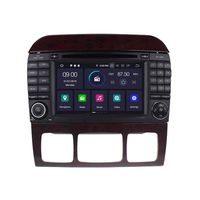 Autosion in Dash Android 9.0 Car DVD Player Radio Head Unit GPS Navi Stereo for Mercedes Benz S Class W220 1998-2006 Support Steering Wheel Control