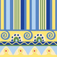 Mediterranean Pottery Beverage Napkins - 3 Ply, 16 Count