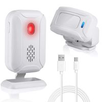 Wsdcam Motion Alarm Wireless Home Security Driveway Alarm Motion Sensor Detect Alert (1 Receiver & 1 Motion Sensor)