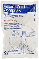 First Aid Only Instant Cold Pack, White, 6 in. L x 9 in.