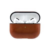 Airpods Pro Leather Case, Lybauri Classic leather anti-fall dustproof and easy to carry protective case for Airpods Pro(2019) (Brown)