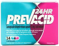 Prevacid 24HR Lansoprazole Delayed-Release Capsules, 15 mg- Proton Pump Inhibitor (PPI) for Heartburn Relief, 14 Count