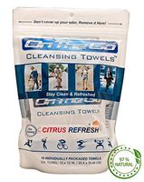 On The Go Towels Citrus Refresh Large Body Wipes (10)