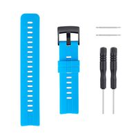 SENCATO Suunto Spartan Sport HR Luxury Version Soft Silicone Replacement Band, Wrist Strap (Blue)