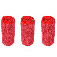 GBSELL 3pcs Replacement Microfiber Washable Spray Household Mop Head Cleaning Pad (Red)
