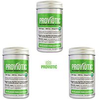 (Pack of 3) Purely Vegan Certified Organic No Allergens Scientifically Proven Stable Powerful Born on Flower 30 Caps. 5 Bil. CFU Per Serving Probiotic Promotes Digestion and Helps Inhibiting. (3)