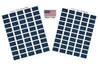 Made in USA! 100 Alaska 1.5" x 1" Self Adhesive State Flag Stickers, Two Sheets of 50, 100 Alaska Sticker Flags Total