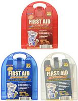 Rapid Care First Aid 80005 35 Piece All-In-One First Aid Kit, Assortment Set of 3 (Total 105 Pieces)