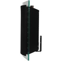 Waterfall Hurricane EVO Glass and Aluminum Speaker with Black Grill (Black, Single)