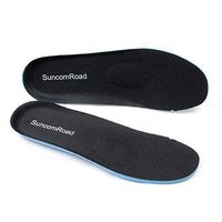 SuncomRoad 2 Pairs High Elasticity Sport Insole Pain Relief Arch Support Plantar Fasciitis Prevention Flat Feet(B,8)