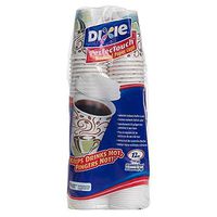 Dixie PerfecTouch Paper Hot Cups & Lids Combo DIX 5342COMBO600