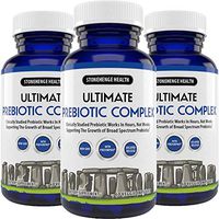 Stonehenge Health Ultimate Prebiotic Complex- 3 Pack - Probiotic Booster with PreforPro - Improves Digestion + Promotes Healthy Gut Bacteria - Delayed Release - Non-GMO + Gluten Free Veggie Caps