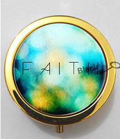 BlackKey Faith Beautiful Inspirational Word 3-Compartment Decorative Pocket Gift Box Case Organizer for Pill, Color 2 -1720