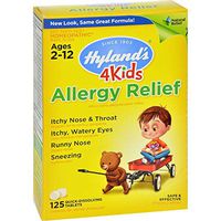 Hylands Homeopathic Allergy Relief 4 Kids - 125 Tablets (Pack of 2)