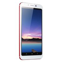 5.0" Ultrathin HD Mobile Phone MTK6750 Octa-Core 512MB+4GB GSM 3G WiFi Dual SIM Dual Camera Smart Cellphone Android 6.0 (Red)
