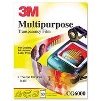 3M - Multipurpose Transparency Film Sensing Stripe Letter Clear 50/Box Product Category: Paper & Printable Media/Transparency Film & Frames
