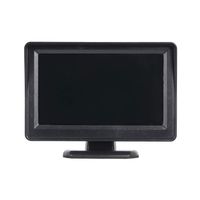 Festnight 4.3 Inches 480 272 Car Monitor, TFT LCD Color Display Car Rear View Monitor Screen with 2 AV Input for Car Rear View Cameras Auto Parking Backup Reverse Monitor System