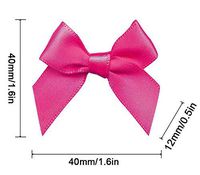 9 Color Pre-Tied Red Satin Gift Bows (Pack of 50)